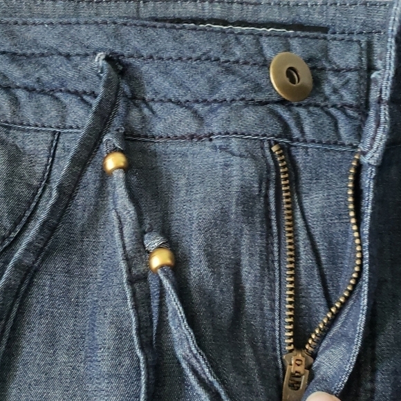 Cato chambray skirt with tie waist NWT - Picture 5 of 8